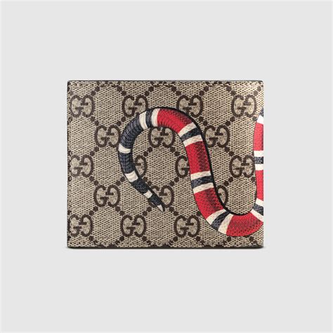 gucci snake wallet womens|Gucci card wallet men's.